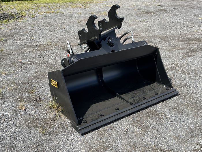 42" Hydraulic Tilt Ditch Cleaning Bucket for Kubota KX040
